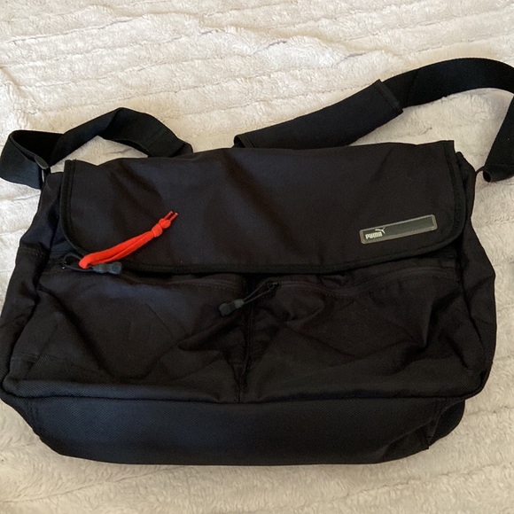 Puma Bags Puma Messenger Shoulder Laptop Crossbody Black Bag Poshmark